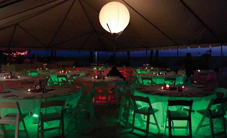 Corporate team building events, outdoor event lighting, glow volleyball, serving Florida. Events for teams and families.